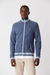 LS STRIPE CUFF TRACK JKT PENGUIN