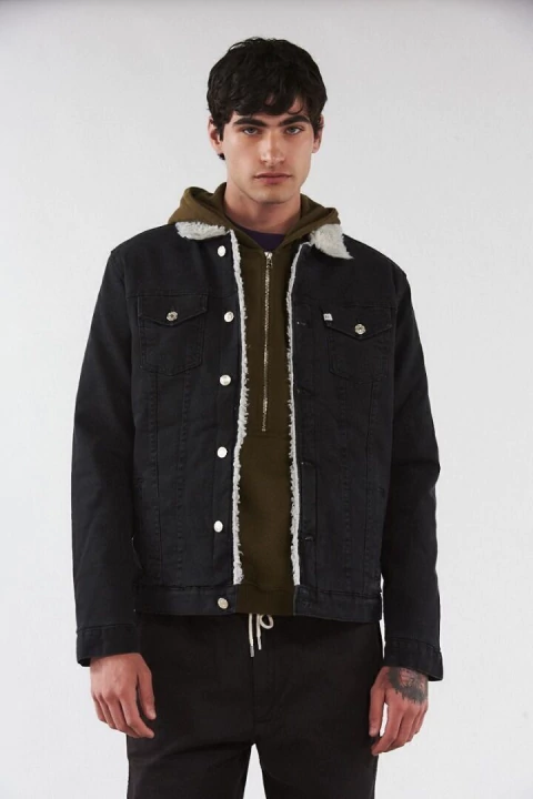 CAMPERA BLACK DENIM CORDERO BENSIMON