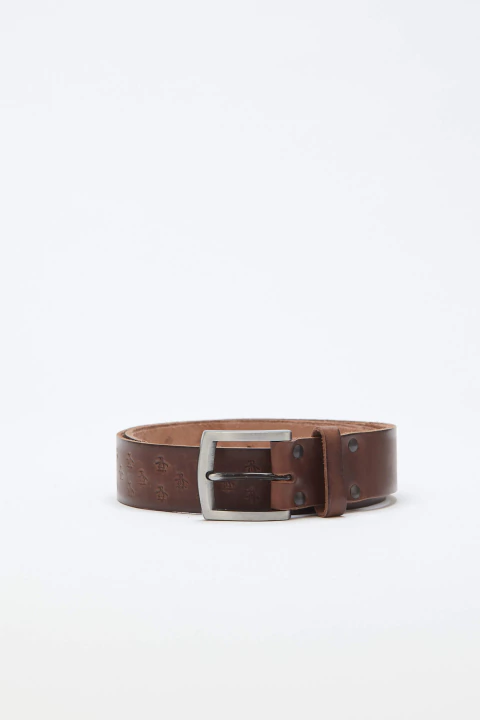 RE-PETE LEATHER BELT PENGUIN