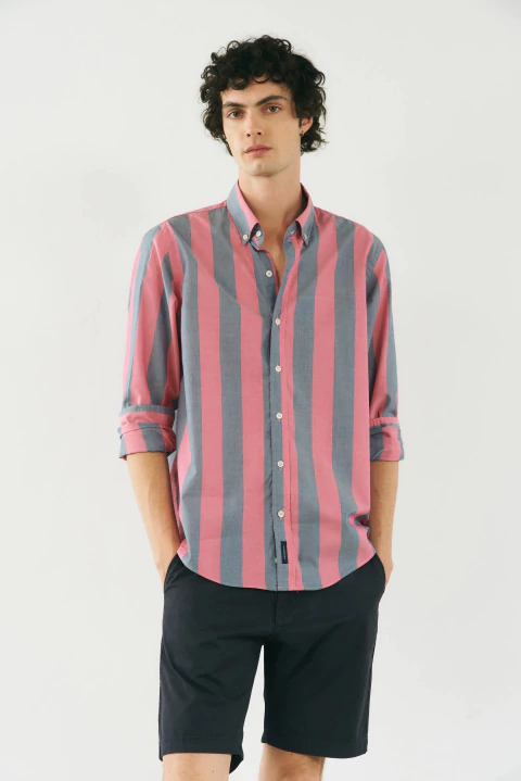 CAMISA TOKYO RAYADA M/L BENSIMON