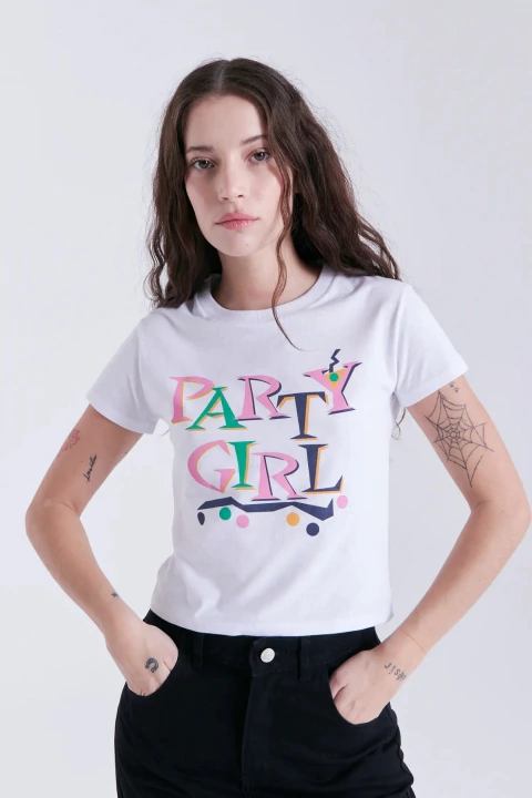 REMERA PARTY GIRL CHERMIX