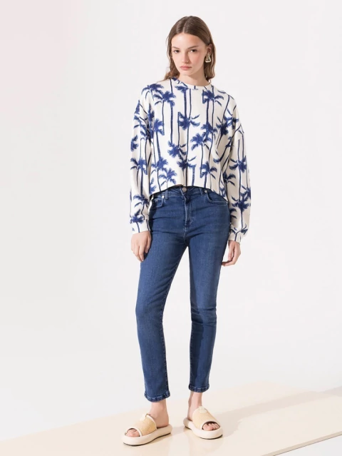 JEANS LISA MID BLUE JAZMIN CHEBAR