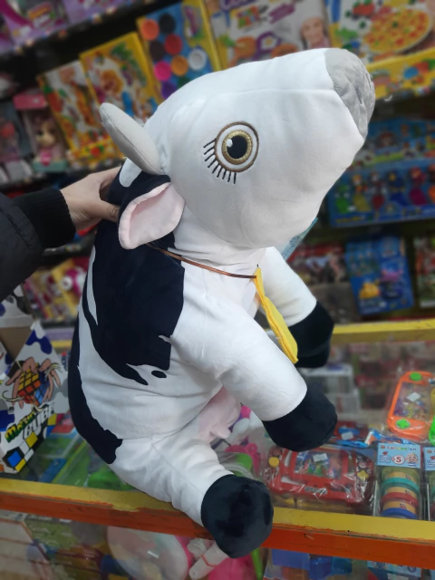 PELUCHE VACA LOLA 80CM CON SONIDO