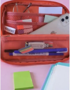 Imagen de Cartcuhera mooving slim mickey, stitch, pink, garden flores