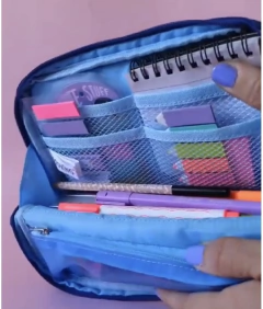 Cartcuhera mooving slim mickey, stitch, pink, garden flores - comprar online