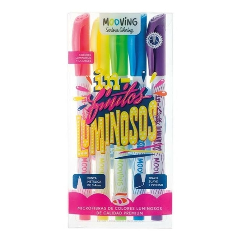 Microfibras colores luminosos Mooving