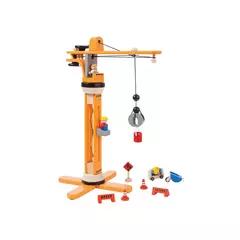 JUEGO DIDÁCTICO ¡Grúa giratoria con sistema de poleas! - comprar online