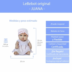 JUANA- Bebote Mediano-Lb125 - LeBebot.com