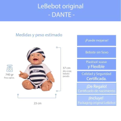 DANTE- Bebote Mediano-Lb135 - LeBebot.com
