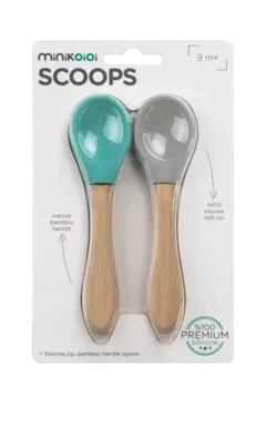 Imagen de CUCHARAS ¡Bambú y silicona premium!