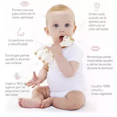 MORDILLO -100% natural, libre de Ftalatos y BPA.