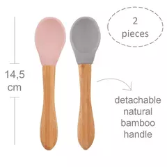 CUCHARAS ¡Bambú y silicona premium! en internet