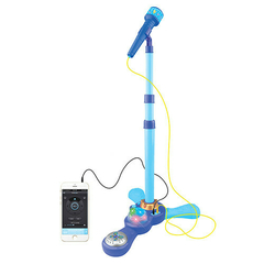 MICRÓFONO DE PIE ¡Con luz y conexión MP3! - comprar online