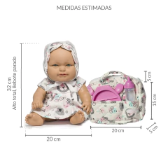 KIT LE BEBOT N°201 - Bebote Mediano Lucie + Bolsito de Paseo - tienda online