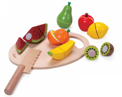 JUEGO DE MADERA "CORTANDO FRUTAS" ¡con velcro! - comprar online