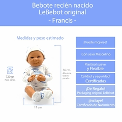 FRANCIS- Bebote Recién Nacido (con sexo)-Lb401 - LeBebot.com