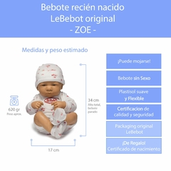 ZOE- Bebote Recién Nacido-Lb406 - tienda online