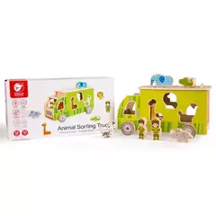 JUEGO DE ENCASTRE - Camion y piezas de madera - comprar online
