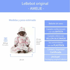 AMELIE- Muñeca Grande -Lb470 - LeBebot.com