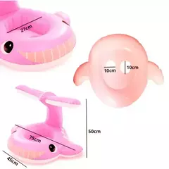 INFLABLE BALLENA ¡ROSA! - LeBebot.com