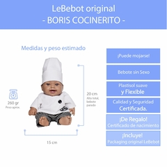 BORIS COCINERITO- Bebote Temático Chico-Lb5010 - LeBebot.com
