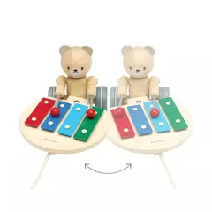 OSO MUSICAL - Juego de arrastre en madera - comprar online
