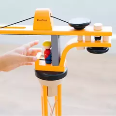 JUEGO DIDÁCTICO ¡Grúa giratoria con sistema de poleas! - LeBebot.com