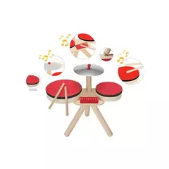 BATERIA INFANTIL ¡Madera de caucho y pigmentos orgánicos! - comprar online