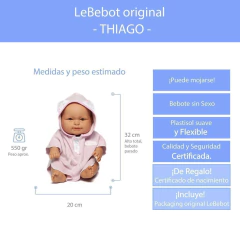 THIAGO SALIDA DE BAÑO OSITO- Bebote Mediano-Lb695 - LeBebot.com