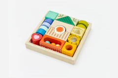 BLOQUES SENSORIALES DE MADERA PERCEPCION - LeBebot.com