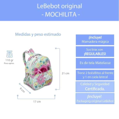 MOCHILITA ¡con mamadera mágica, plato y cubiertos! Lb-797 - comprar online