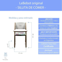 Imagen de SILLA DE COMER, para bebotes medianos - Lb814