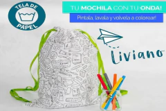Imagen de MOCHILA PARA PINTAR ¡Tela de papel resistente!