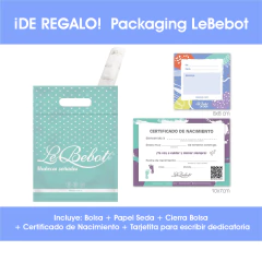 KIT BEBOTE JAZMINE + BOLSITO MAMADERA en internet