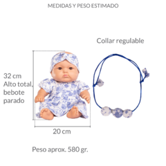 KIT LEBEBOT+ARTE, Bebote Mediano Lucie & Collar Botones, LB+A007 - tienda online