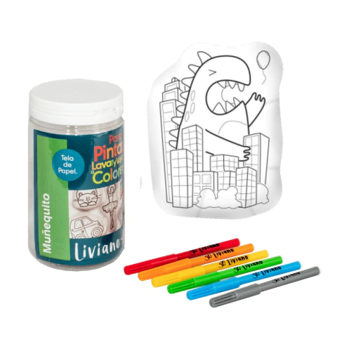 MUÑECO PINTABLE ¡Pintalo una y otra vez! - comprar online