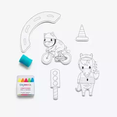 ¡EN LA CIUDAD! Juego de pintura para el agua en internet