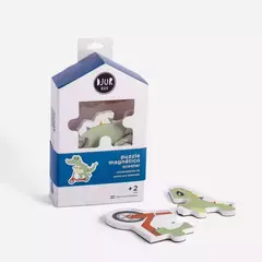 UN COCODRILO EN MONOPATÍN ¡Puzzle goma eva iman! - comprar online