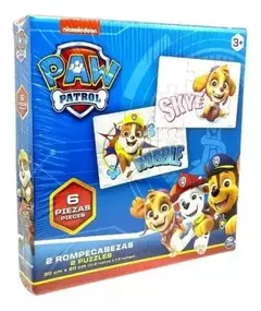 ROMPECABEZAS PAW PATROL- x2 unidades