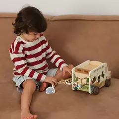 CAMIÓN DE MADERA ¡Con encastres! - LeBebot.com