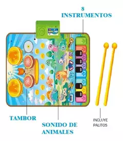 ALFOMBRA MUSICAL - Con palillos y tambor - tienda online