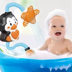 PINGÜINO LANZADOR DE AGUA ¡Para la bañera! - LeBebot.com