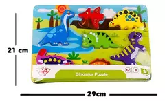 ROMPECABEZAS 3D MADERA "DINOS" - tienda online