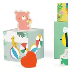 Imagen de CUBOS APILABLES ¡Clasificador de Formas!