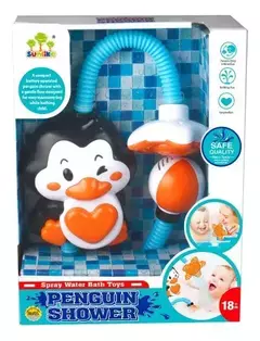 PINGÜINO LANZADOR DE AGUA ¡Para la bañera!