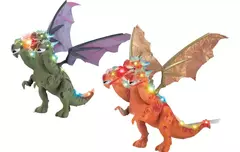 DRAGÓN LANZA FUEGO ¡Con luz y sonido! - LeBebot.com