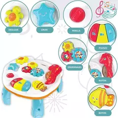 MESA DIDÁCTICA 2 en 1 ¡Con luces y sonidos! - tienda online