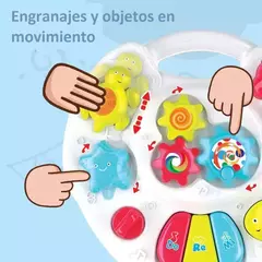 MESA DIDÁCTICA 2 en 1 ¡Con luces y sonidos! - LeBebot.com