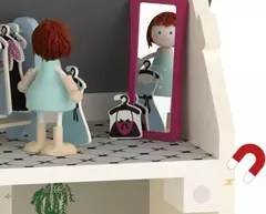 CASA DE MUÑECAS MADERA ¡Con muebles! - comprar online