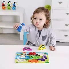 Imagen de ROMPECABEZAS 3D MADERA "DINOS"